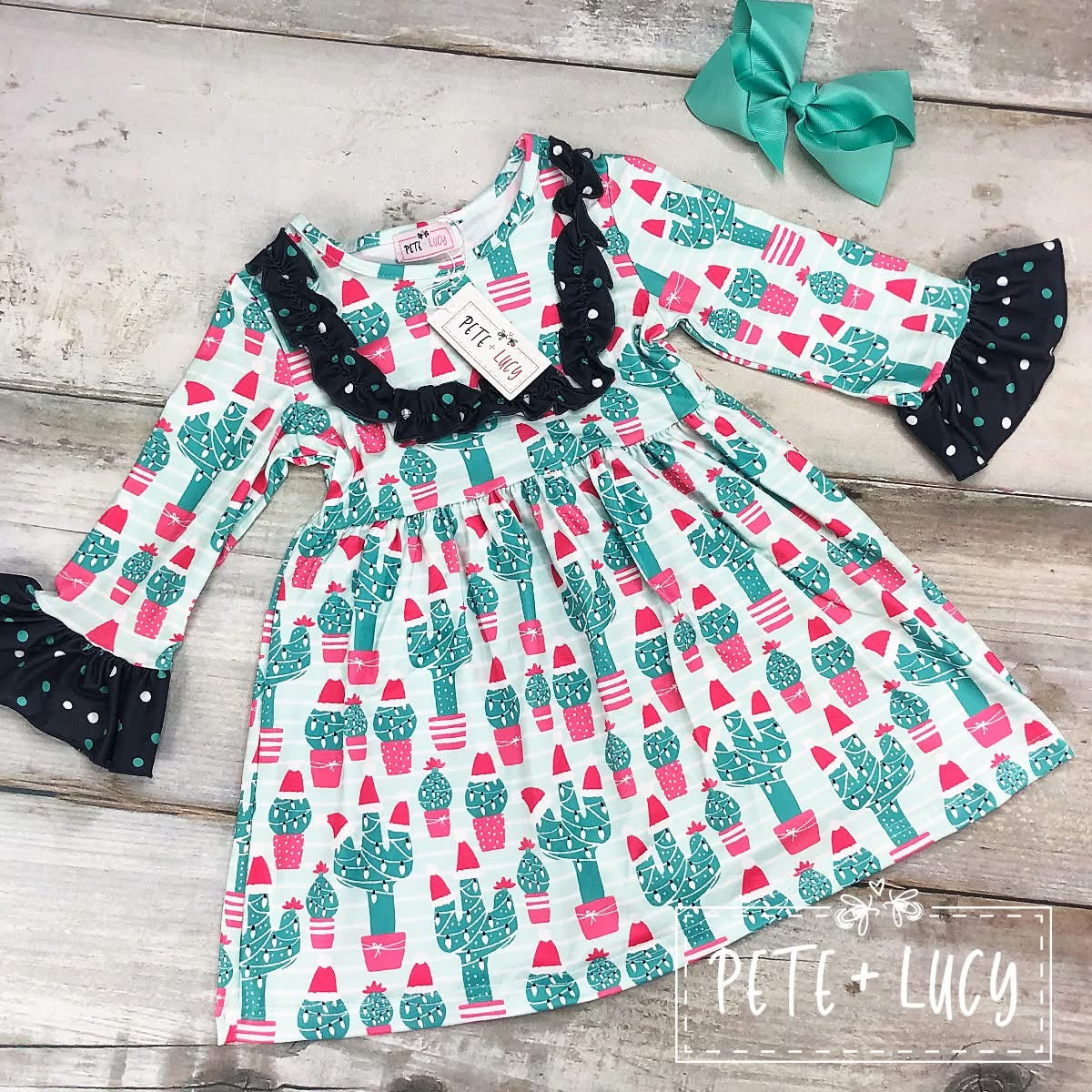 Winter cactus dresss